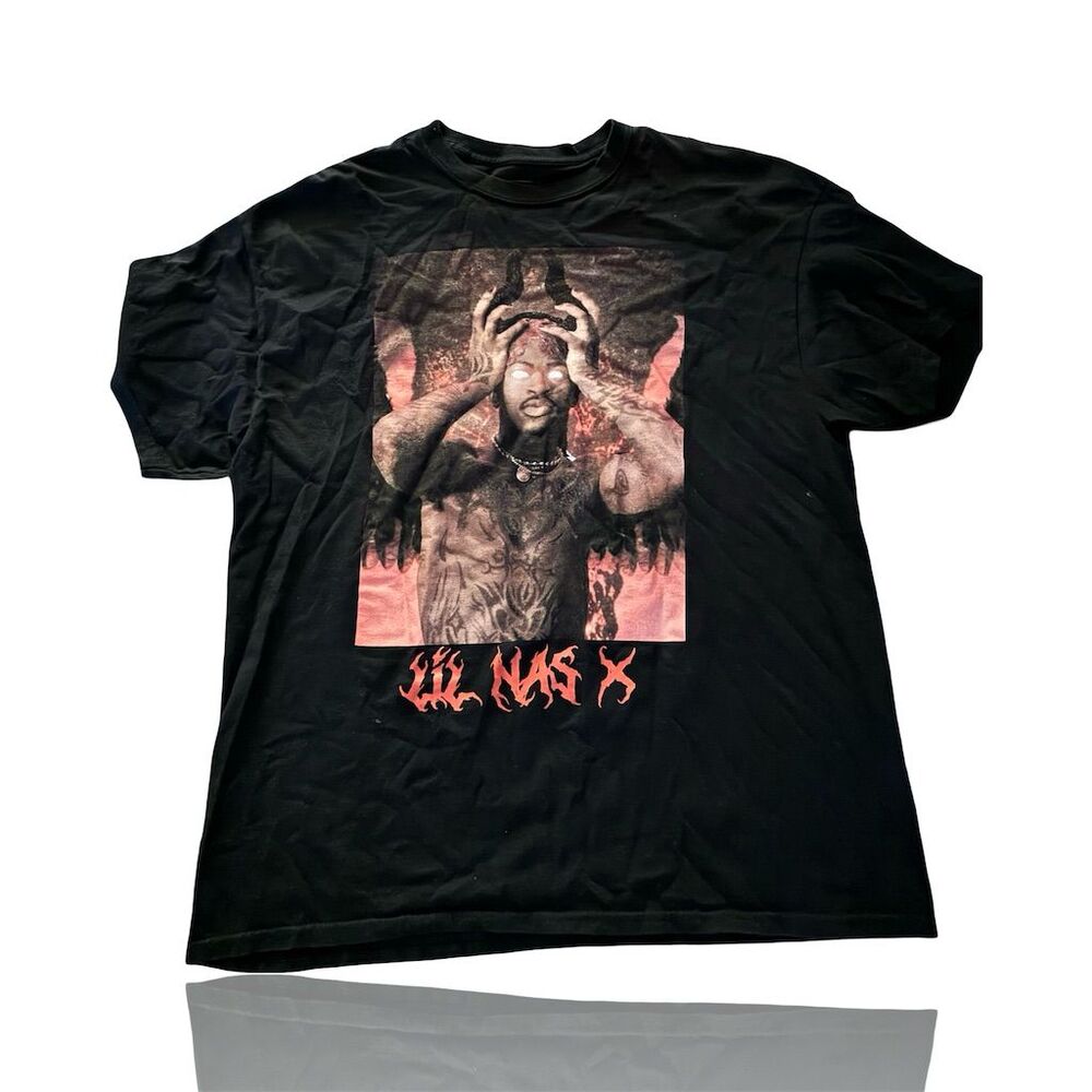 Lil Nas X Montero Graphic Tee Black Unisex XL Short Sleeve T-Shirt